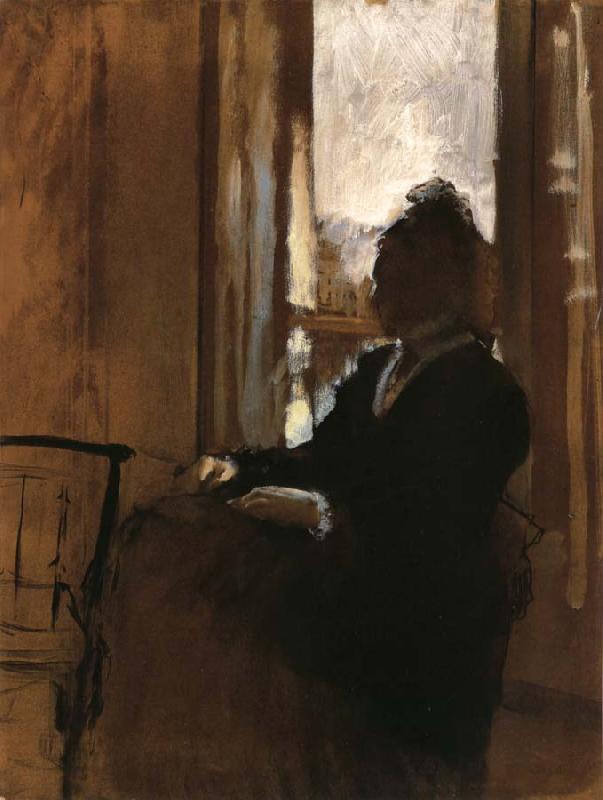 Edgar Degas Woman at a Window Sweden oil painting art